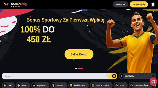 Boomerang Casino casino screenshot